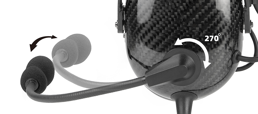 Helicopter Aviation Pilot Headset