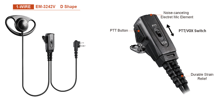 Radio VOX earpieces