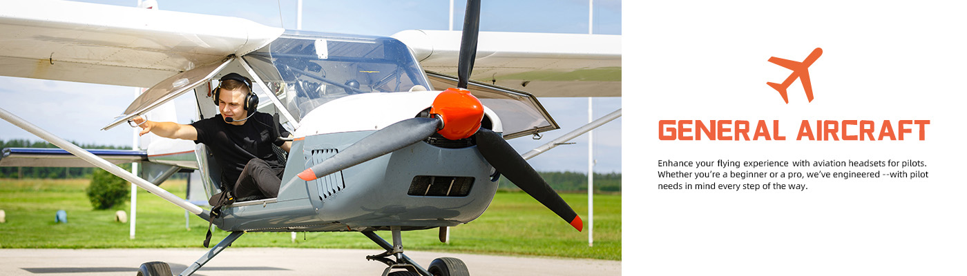 passive noise reduction pilot headset