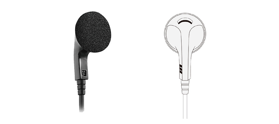 3.5mm listen only earpiece