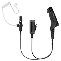 2 wire in ear Covert Acoustic Tube surveillance security earpiece for Radio