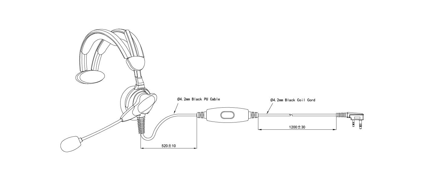 radio microphone headset