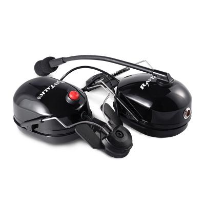 Прочная двухфонтурная гарнитура RAN-3000HM с функцией PTT и микрофоном для защитного шлема/каски